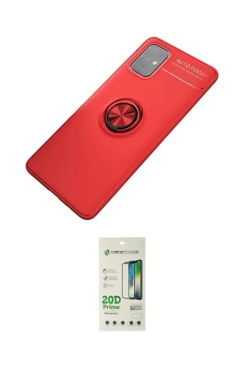 ieg™ Galaxy M31S Kılıf Yankı Form Prime - Siyah 20D Premium Cam Ekran Koruyucu