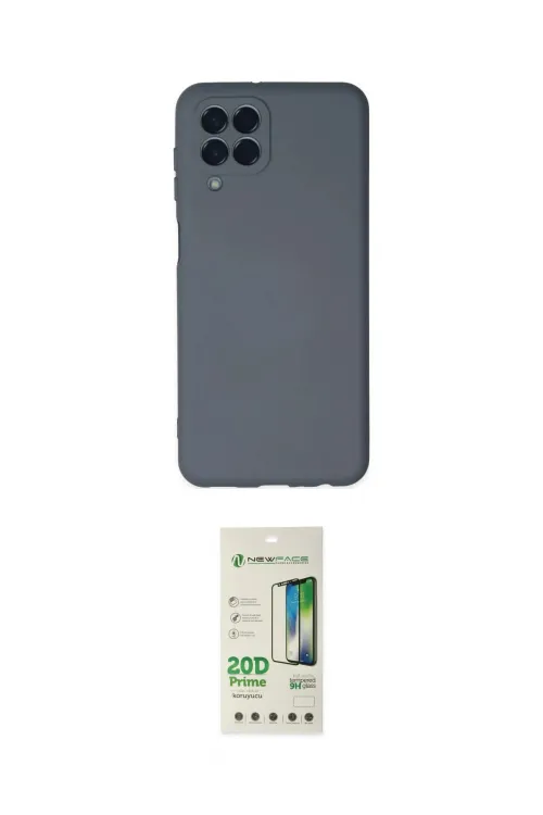 ieg™ Galaxy M33 Kılıf Ahenk Serisi - Siyah 20D Premium Cam Ekran Koruyucu