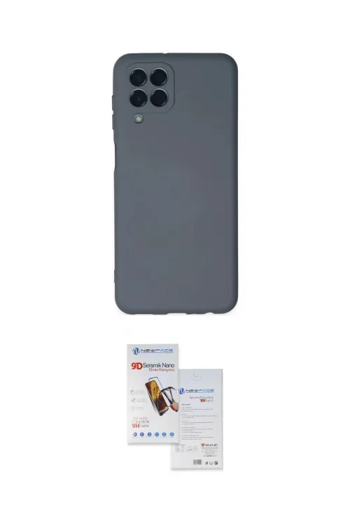 ieg™ Galaxy M33 Kılıf Ahenk Serisi - Siyah Seramik Nano Ekran Koruyucu