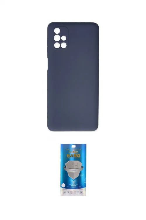 ieg™ Galaxy M51 Kılıf Ahenk Serisi - Şeffaf Royal Nano Ekran Koruyucu