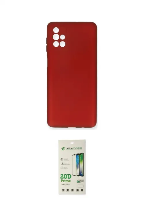 ieg™ Galaxy M51 Kılıf Kozmos Yansıma Özel Seri - Siyah 20D Premium Cam Ekran Koruyucu
