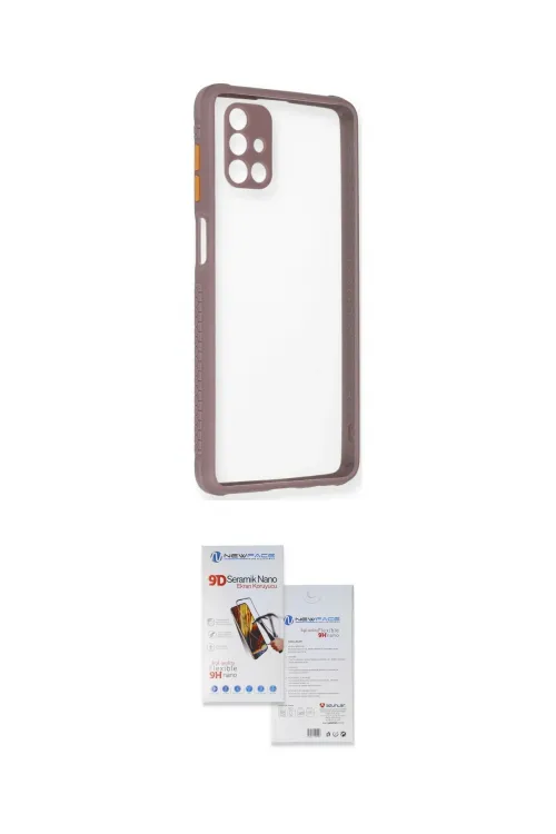 ieg™ Galaxy M51 Kılıf Nova Asil Özel Seri - Siyah Seramik Nano Ekran Koruyucu
