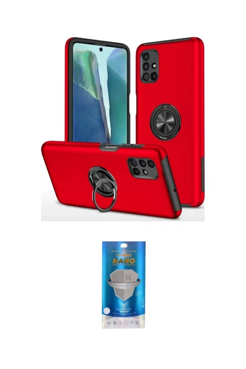 ieg™ Galaxy M51 Kılıf Odak Form Prime - Şeffaf Royal Nano Ekran Koruyucu
