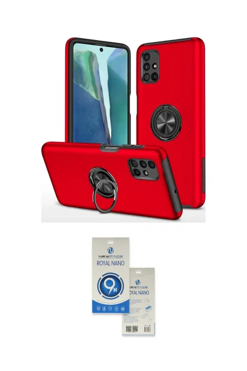 ieg™ Galaxy M51 Kılıf Odak Form Prime - Şeffaf Royal Nano Ekran Koruyucu