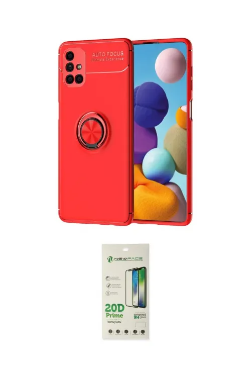 ieg™ Galaxy M51 Kılıf Yankı Form Prime - Siyah 20D Premium Cam Ekran Koruyucu