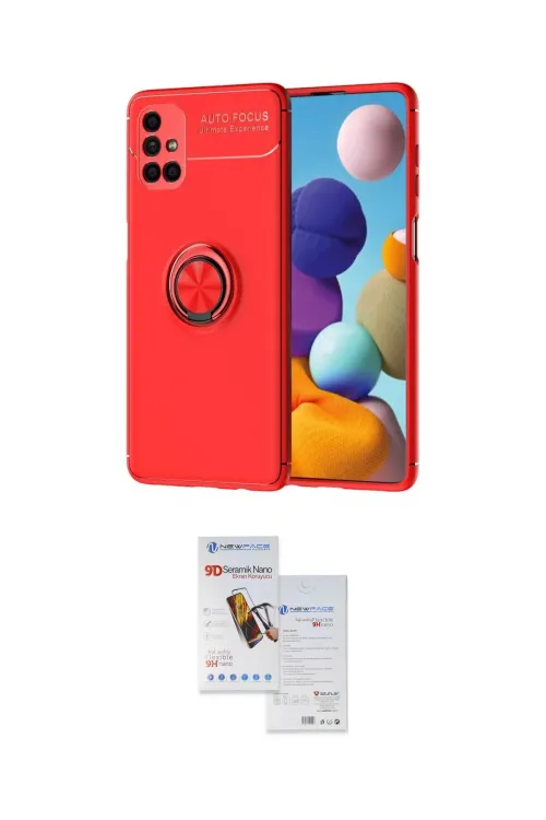 ieg™ Galaxy M51 Kılıf Yankı Form Prime - Siyah Seramik Nano Ekran Koruyucu