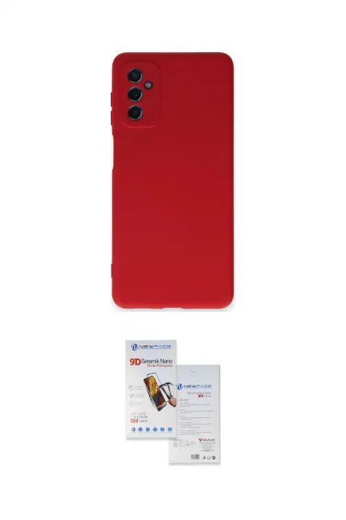 ieg™ Galaxy M52 5G Kılıf Ahenk Serisi - Siyah Seramik Nano Ekran Koruyucu