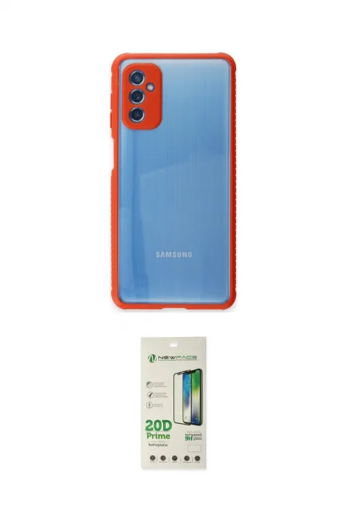 ieg™ Galaxy M52 5G Kılıf Nova Asil Özel Seri - Siyah 20D Premium Cam Ekran Koruyucu