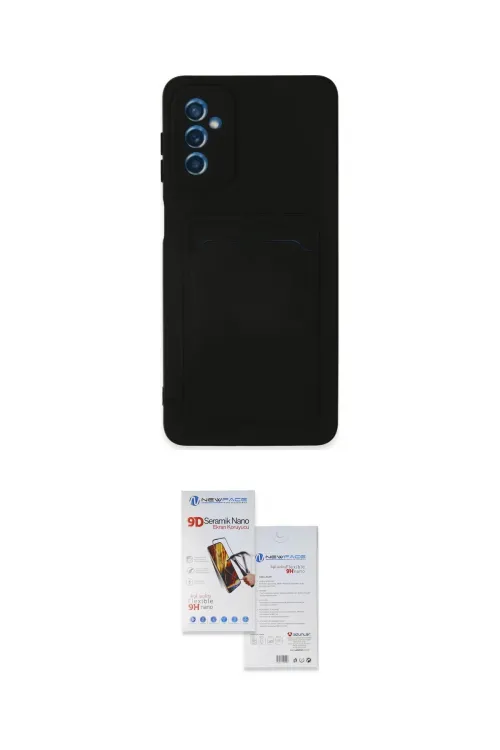 ieg™ Galaxy M52 5G Kılıf Vadi Çizgi Prime - Siyah Seramik Nano Ekran Koruyucu