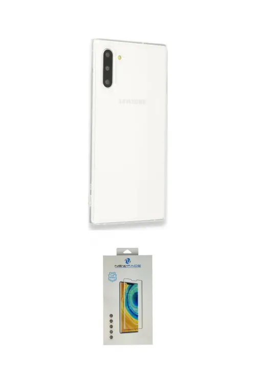 ieg™ Galaxy Note 10 Kılıf Zirve Doku - Şeffaf Polymer Nano Ekran Koruyucu