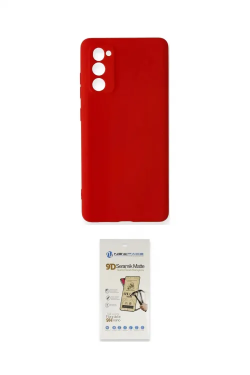 ieg™ Galaxy S20 FE Kılıf Ahenk Serisi - Siyah Mat Seramik Nano Ekran Koruyucu
