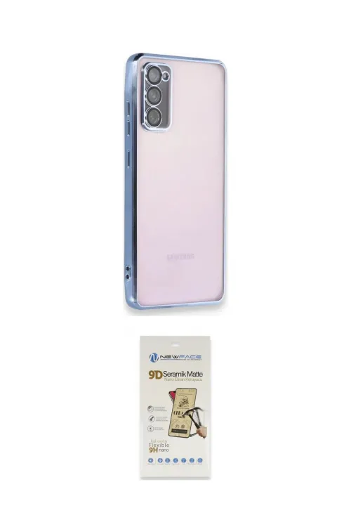ieg™ Galaxy S20 FE Kılıf Vadi Minimal - Siyah Mat Seramik Nano Ekran Koruyucu