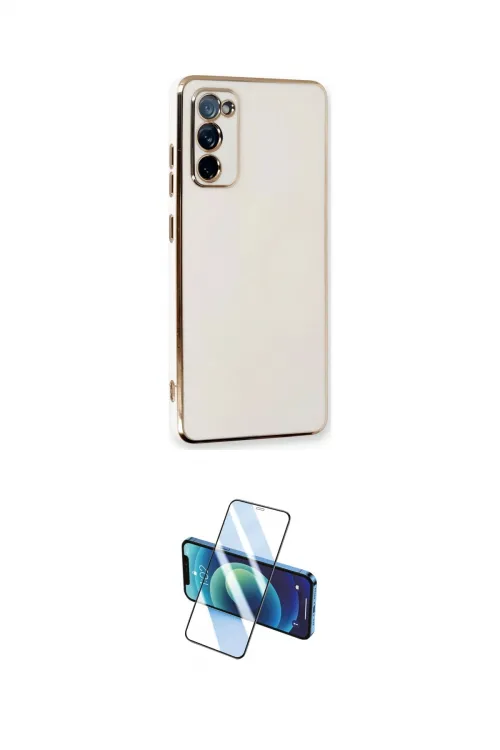ieg™ Galaxy S20 FE Kılıf Yankı Serisi - Siyah 3D Antistatik Cam Ekran Koruyucu