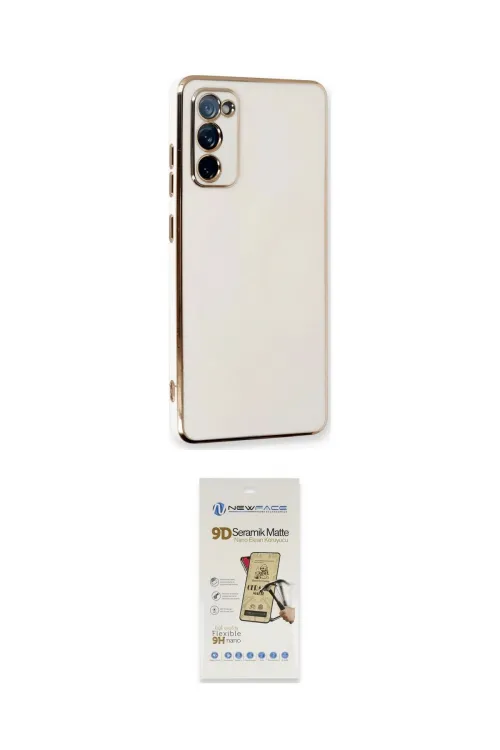 ieg™ Galaxy S20 FE Kılıf Yankı Serisi - Siyah Mat Seramik Nano Ekran Koruyucu