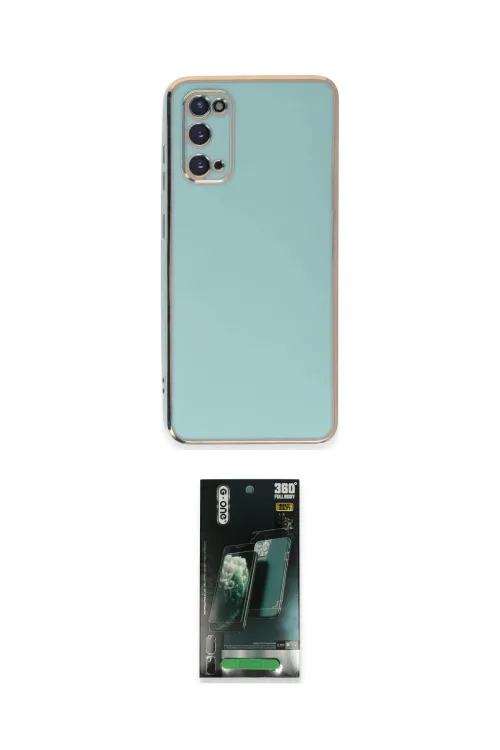 ieg™ Galaxy S20 Kılıf Yankı Serisi - Şeffaf 360 Full Body Arka Koruyucu