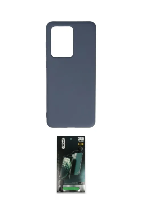 ieg™ Galaxy S20 Ultra Kılıf Ahenk Serisi - Şeffaf 360 Full Body Arka Koruyucu