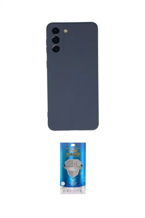 ieg™ Galaxy S21 Plus Kılıf Ahenk Serisi - Şeffaf Royal Nano Ekran Koruyucu