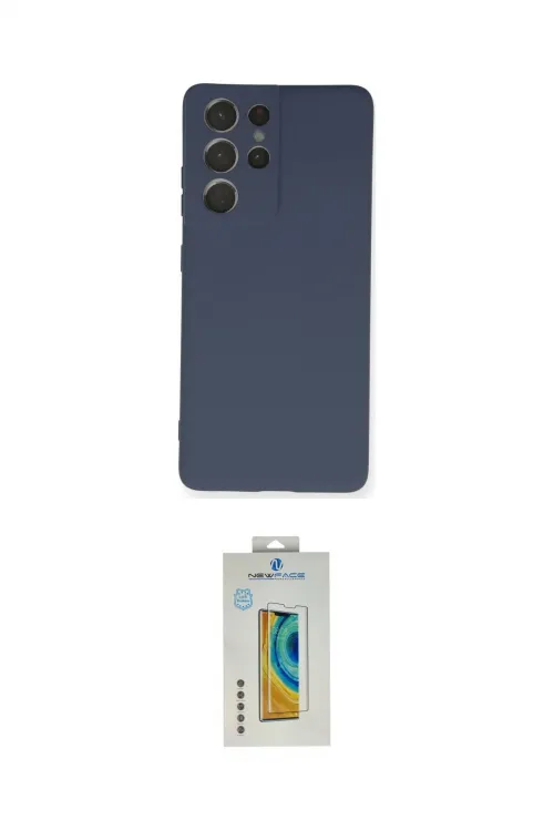 ieg™ Galaxy S21 Ultra Kılıf Ahenk Serisi - Şeffaf Polymer Nano Ekran Koruyucu