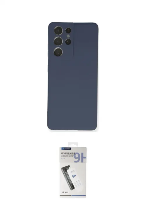 ieg™ Galaxy S21 Ultra Kılıf Ahenk Serisi - Şeffaf Uv Polymer Nano Ekran Koruyucu