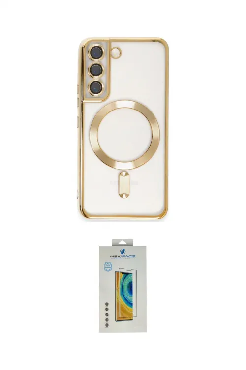 ieg™ Galaxy S22 Kılıf Nova Işık Özel Seri - Şeffaf Polymer Nano Ekran Koruyucu