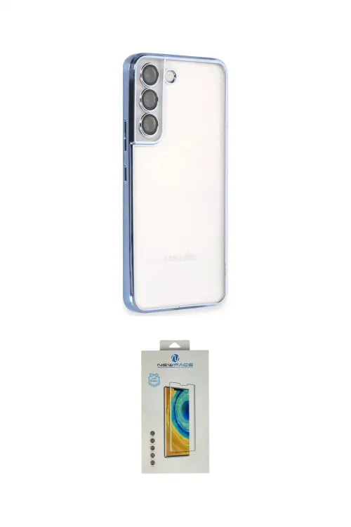 ieg™ Galaxy S22 Kılıf Vadi Minimal - Şeffaf Polymer Nano Ekran Koruyucu