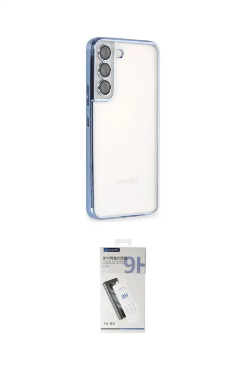 ieg™ Galaxy S22 Kılıf Vadi Minimal - Şeffaf Uv Polymer Nano Ekran Koruyucu
