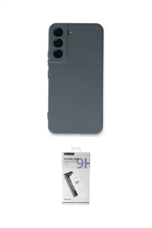 ieg™ Galaxy S22 Plus Kılıf Ahenk Serisi - Şeffaf Uv Polymer Nano Ekran Koruyucu