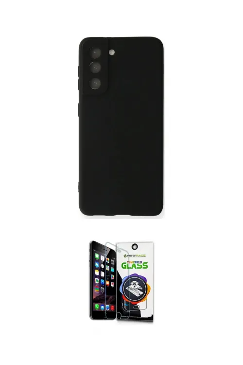 ieg™ Galaxy S22 Plus Kılıf Kozmos Yansıma Özel Seri - Şeffaf Temperli Cam Ekran Koruyucu