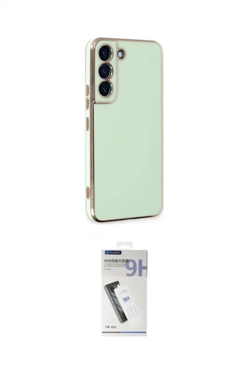 ieg™ Galaxy S22 Plus Kılıf Yankı Serisi - Şeffaf Uv Polymer Nano Ekran Koruyucu