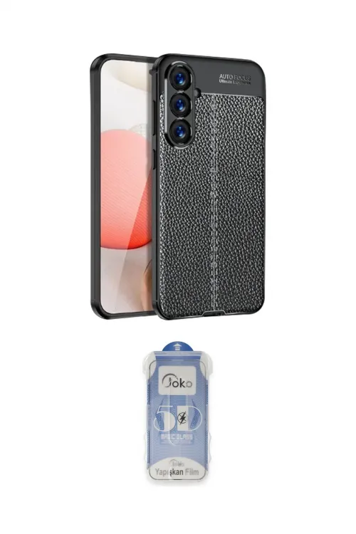 ieg™ Galaxy S23 FE Kılıf Doruk Klasik Özel Seri - Siyah Joko Magic 5D Cam