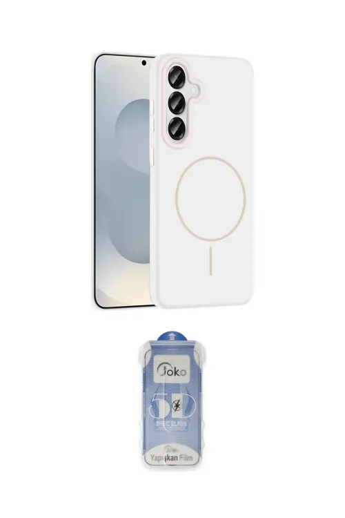 ieg™ Galaxy S23 FE Kılıf Yankı Form Serisi - Siyah Joko Magic 5D Cam