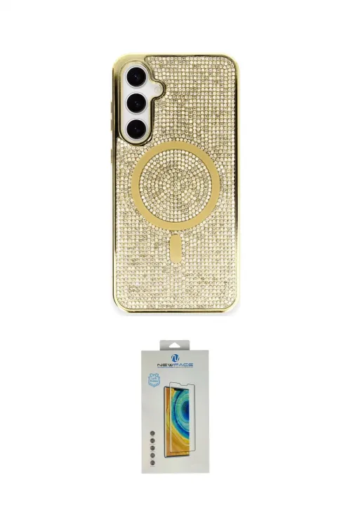 ieg™ Galaxy S23 Kılıf Eksen Çizgi - Şeffaf Polymer Nano Ekran Koruyucu