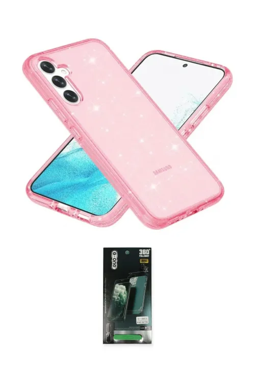 ieg™ Galaxy S23 Kılıf Nova Asil Prime - Şeffaf 360 Full Body Arka Koruyucu