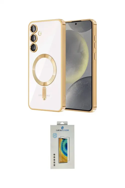 ieg™ Galaxy S23 Kılıf Nova Işık Özel Seri - Şeffaf Polymer Nano Ekran Koruyucu