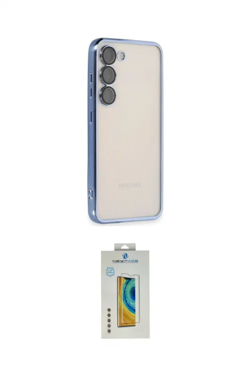 ieg™ Galaxy S23 Kılıf Vadi Minimal - Şeffaf Polymer Nano Ekran Koruyucu