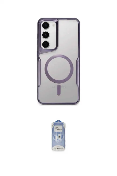 ieg™ Galaxy S23 Kılıf Yadigar Klasik Özel Seri - Siyah Joko Magic 5D Cam