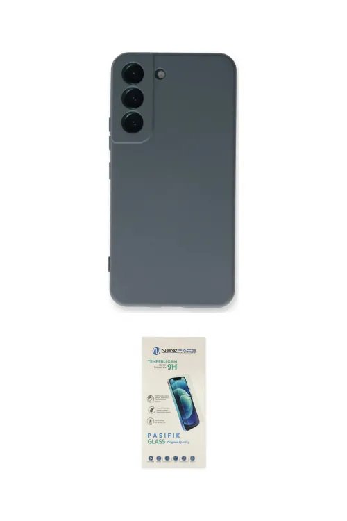 ieg™ Galaxy S23 Plus Kılıf Ahenk Serisi - Şeffaf Pasifik Cam Ekran Koruyucu