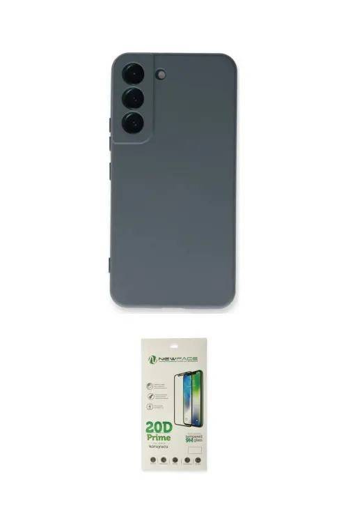 ieg™ Galaxy S23 Plus Kılıf Ahenk Serisi - Siyah 20D Premium Cam Ekran Koruyucu