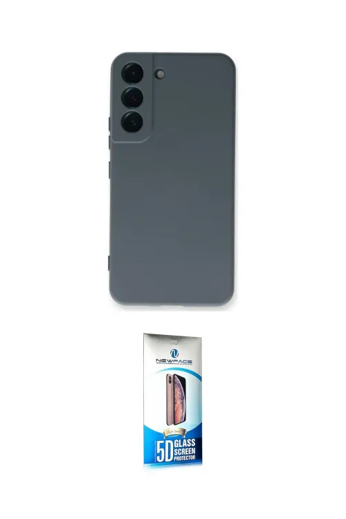 ieg™ Galaxy S23 Plus Kılıf Ahenk Serisi - Siyah 5D Eko Cam Ekran Koruyucu