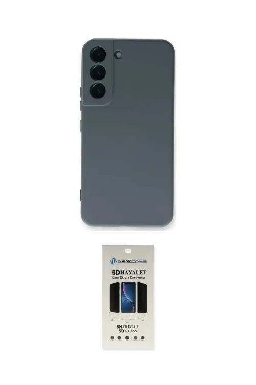 ieg™ Galaxy S23 Plus Kılıf Ahenk Serisi - Siyah 5D Hayalet Cam Ekran Koruyucu