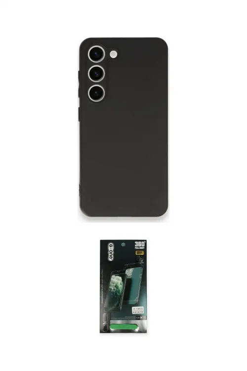 ieg™ Galaxy S23 Plus Kılıf Kozmos Yansıma Özel Seri - Şeffaf 360 Full Body Arka Koruyucu