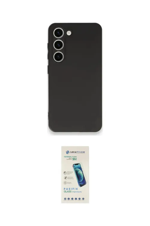 ieg™ Galaxy S23 Plus Kılıf Kozmos Yansıma Özel Seri - Şeffaf Pasifik Cam Ekran Koruyucu