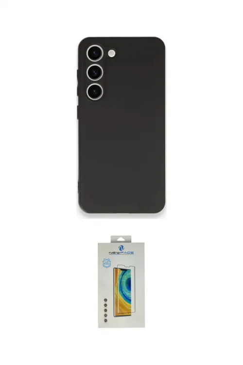ieg™ Galaxy S23 Plus Kılıf Kozmos Yansıma Özel Seri - Şeffaf Polymer Nano Ekran Koruyucu