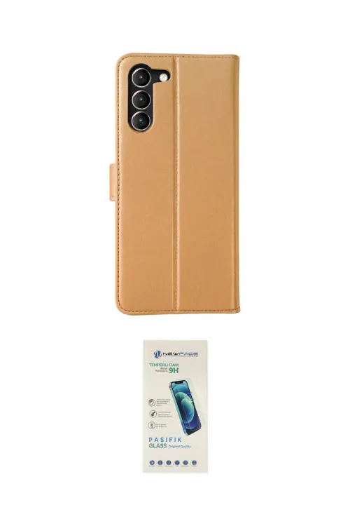 ieg™ Galaxy S23 Plus Kılıf Siluet Işık Serisi - Şeffaf Pasifik Cam Ekran Koruyucu