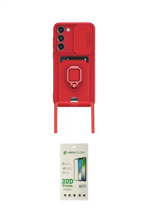 ieg™ Galaxy S23 Plus Kılıf Vadi Form Prime - Siyah 20D Premium Cam Ekran Koruyucu