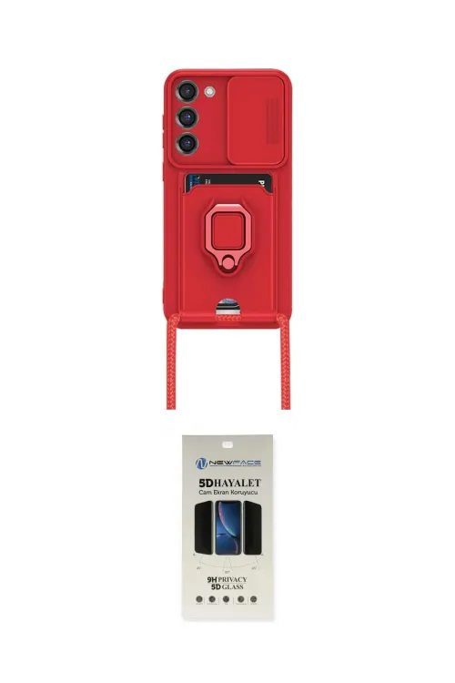 ieg™ Galaxy S23 Plus Kılıf Vadi Form Prime - Siyah 5D Hayalet Cam Ekran Koruyucu