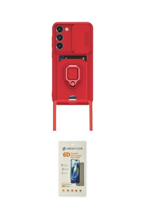 ieg™ Galaxy S23 Plus Kılıf Vadi Form Prime - Siyah 6D Mat Seramik Hayalet Nano Ekran Koruyucu