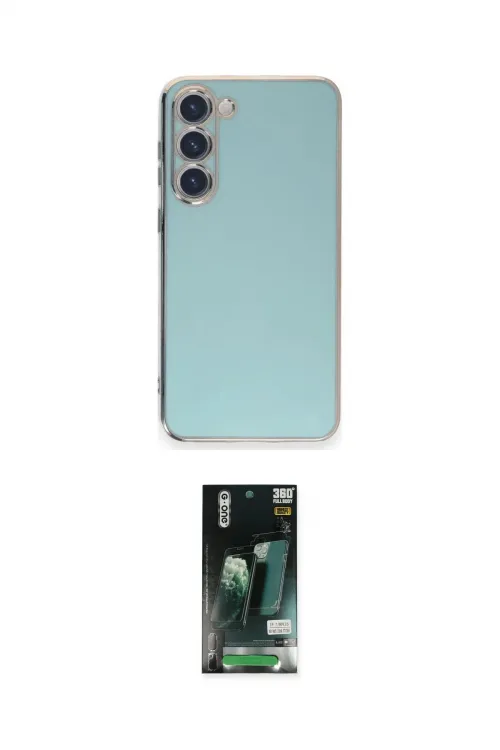 ieg™ Galaxy S23 Plus Kılıf Yankı Serisi - Şeffaf 360 Full Body Arka Koruyucu