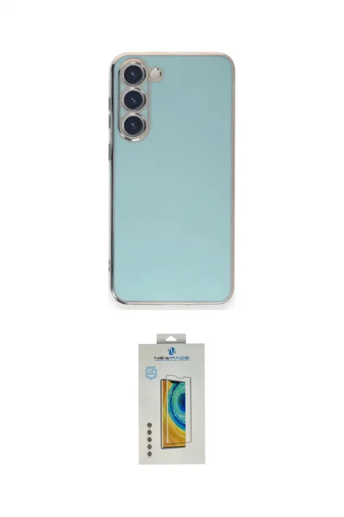ieg™ Galaxy S23 Plus Kılıf Yankı Serisi - Şeffaf Polymer Nano Ekran Koruyucu