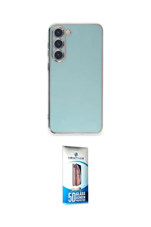 ieg™ Galaxy S23 Plus Kılıf Yankı Serisi - Siyah 5D Eko Cam Ekran Koruyucu